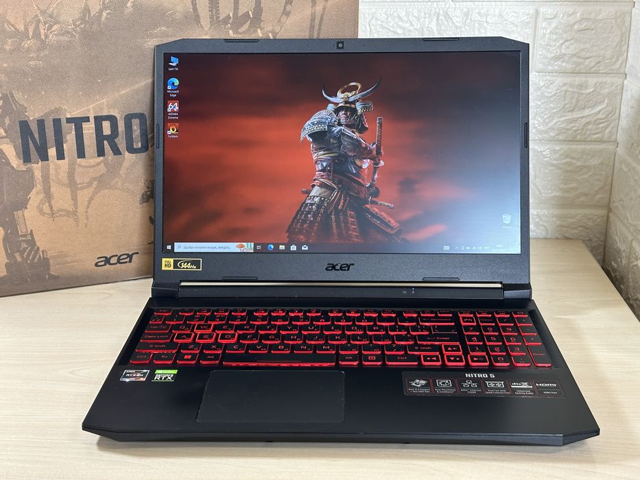 32гб ОЗУ! RTX 3050 (144Hz)! Acer Nitro 5, Ryzen 5 5600H, 1Tb ssd