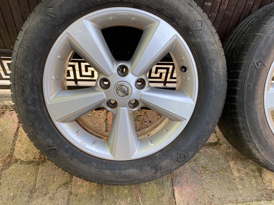 Oryginalne felgi nissan qashqai juke 6,5x17 5x114.3 duster laguna