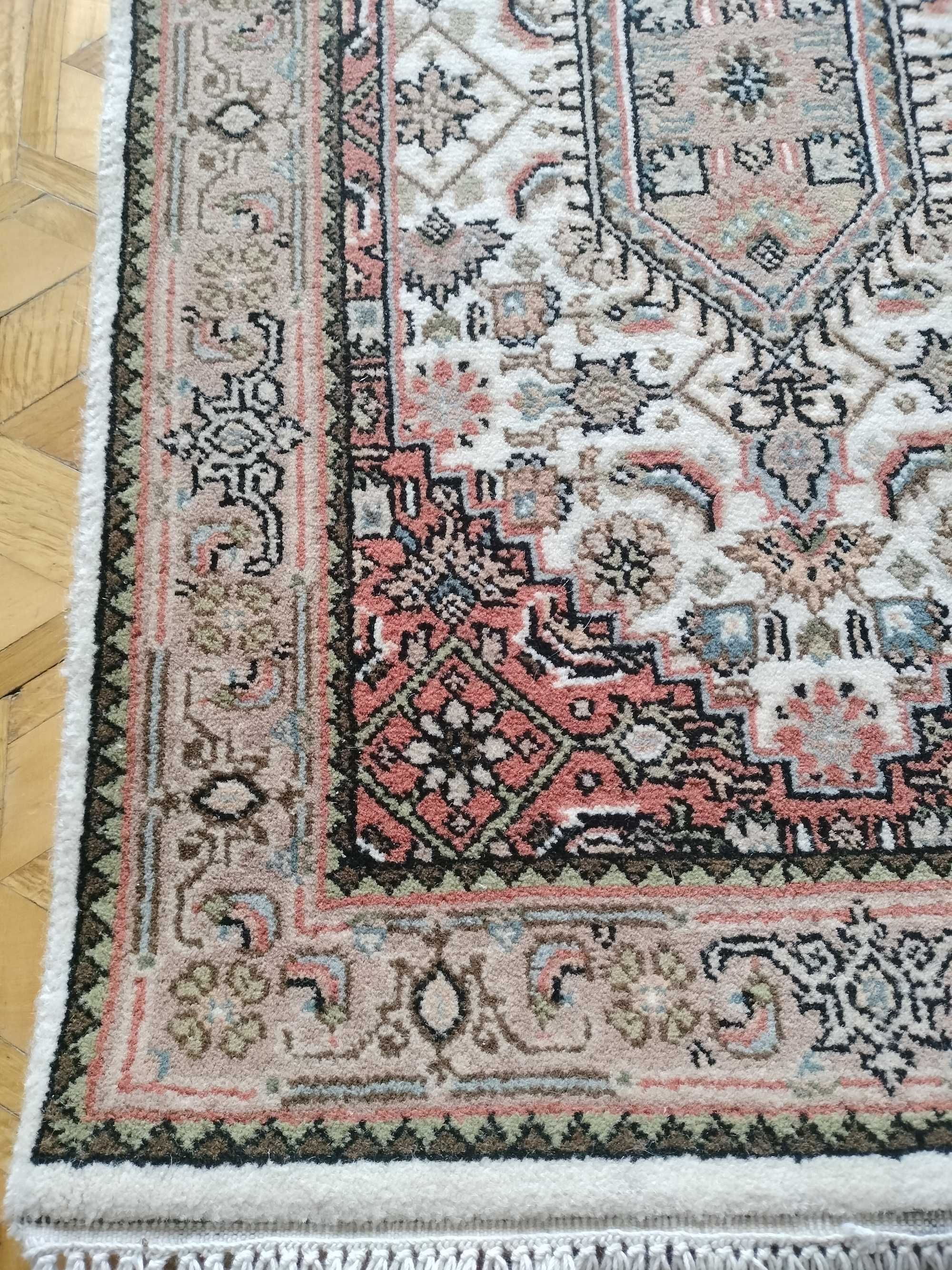 piękny indyjski chodnik/dywanik wełniany/kilim handmade nr 16
