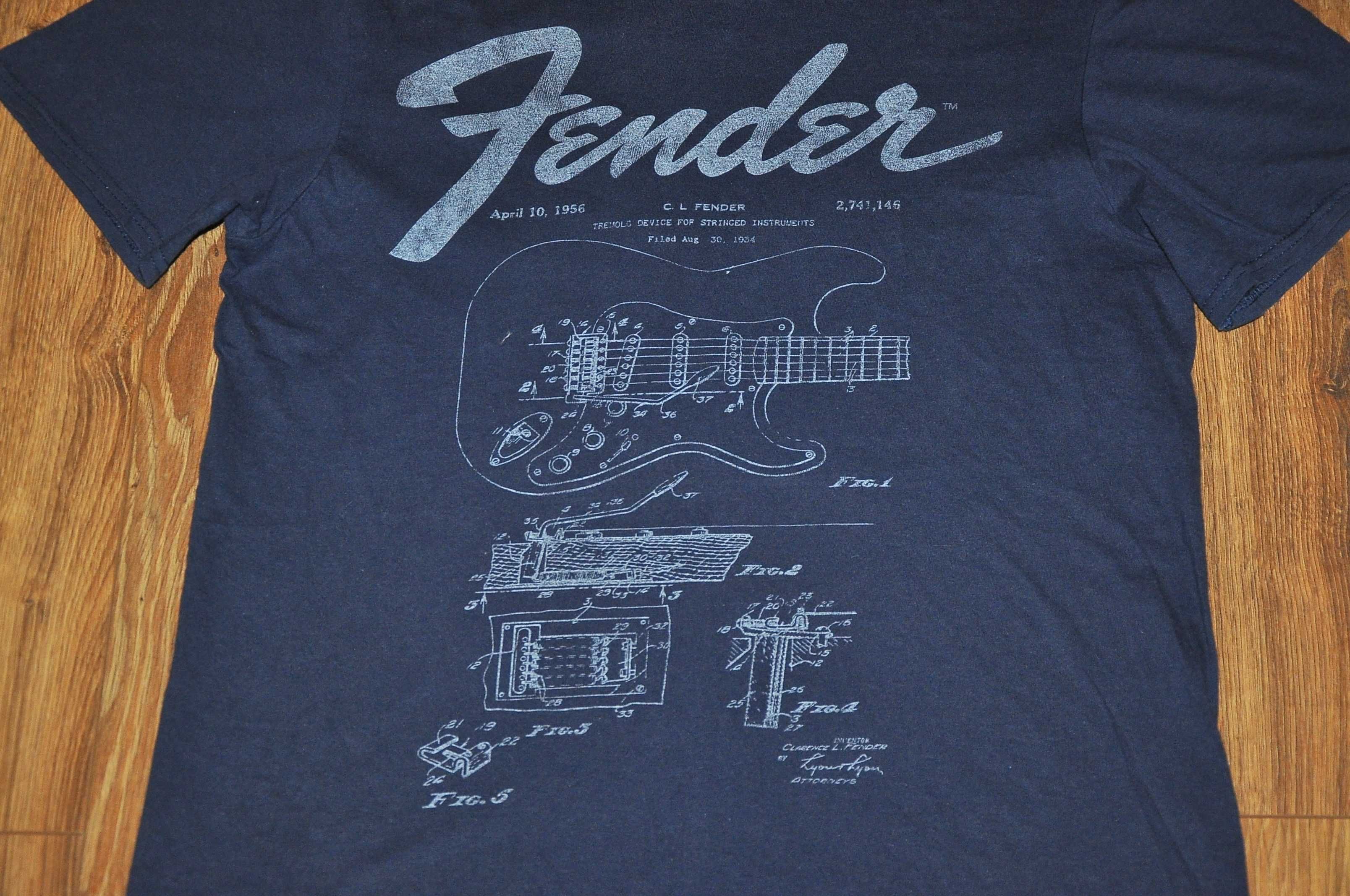 FENDER - koszulka rozm.M Gitara,Gibson,Marshall