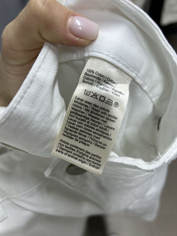Штани джинси Lacoste W38 L34 оригінал чоловічі білі