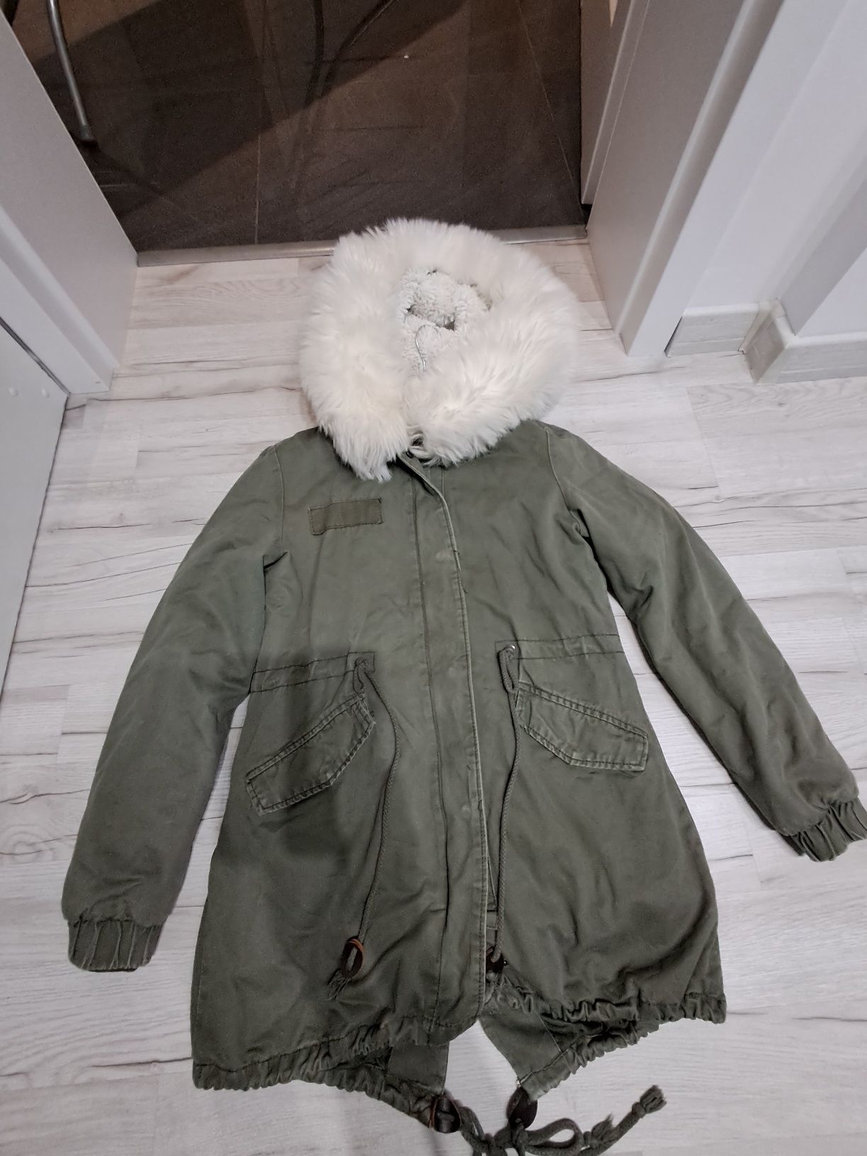 Zimowa kurtka ,,parka,,2w1