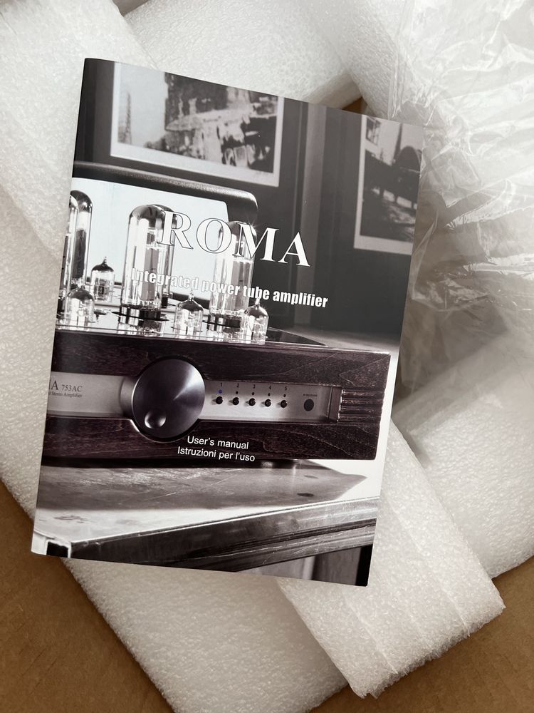 Wzmacniacz lampowy stereofoniczny Synthesis Roma 510 AC jak nowy
