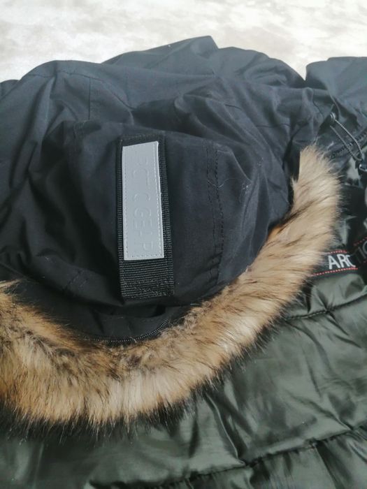 Kurtka parka zimowa mega ciepła L Futro