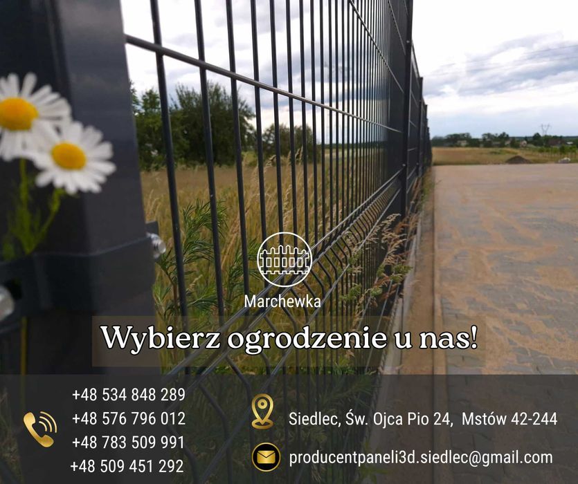 DOSTAWA 48H !!! Ogrodzenie Panelowe 3D dobra cena!!!