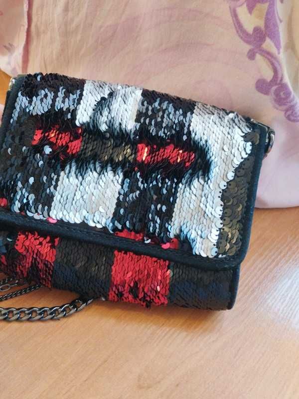 Torebka damska Zara Woman cekinowa