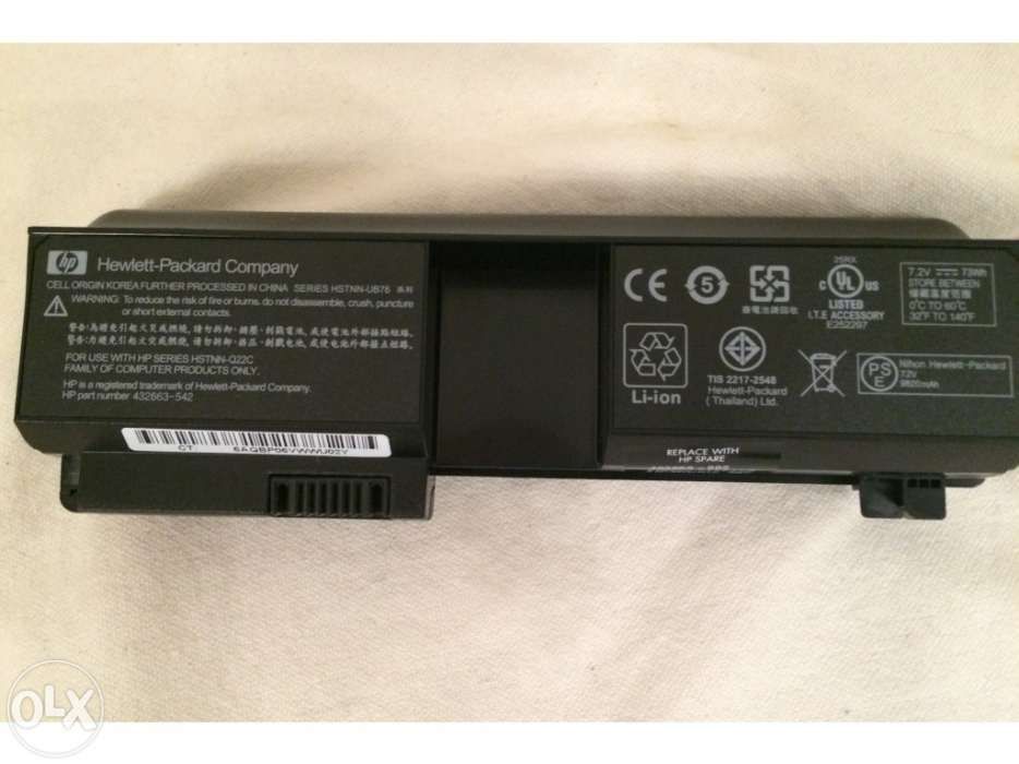 Bateria nova para portatil hp alta capacidade original