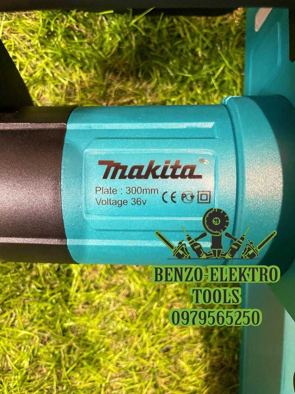 Мини-пила Makita 36V Аккумуляторная цепная для обрезки деревьев Пилка