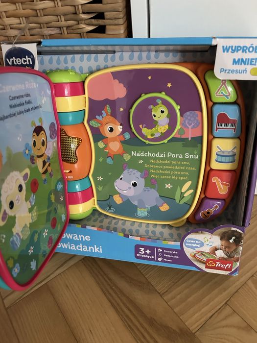 Rymowanki opowiadanki Vtech Kasate i Interaktywny Łoś Fisher Price