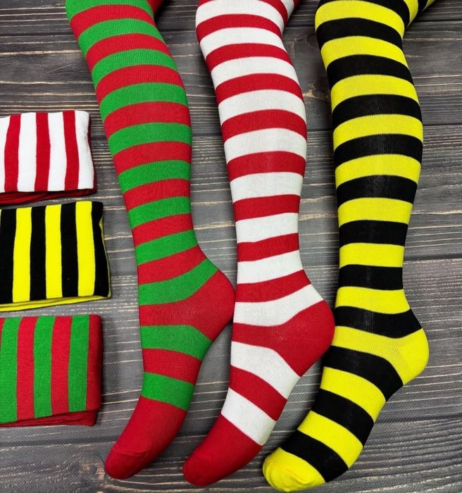 Панчохи ельфа, гнома, смугасті