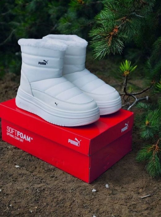 Жіночі зимові черевики Puma/дутики пума/сноубутсы/ботинки/сапожки пума