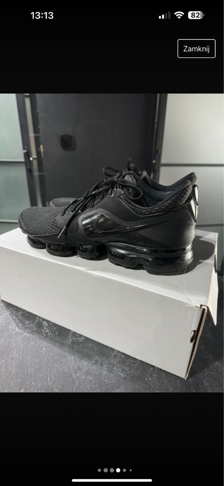 Buty Nike - Air VaporMax CS "Triple Black"