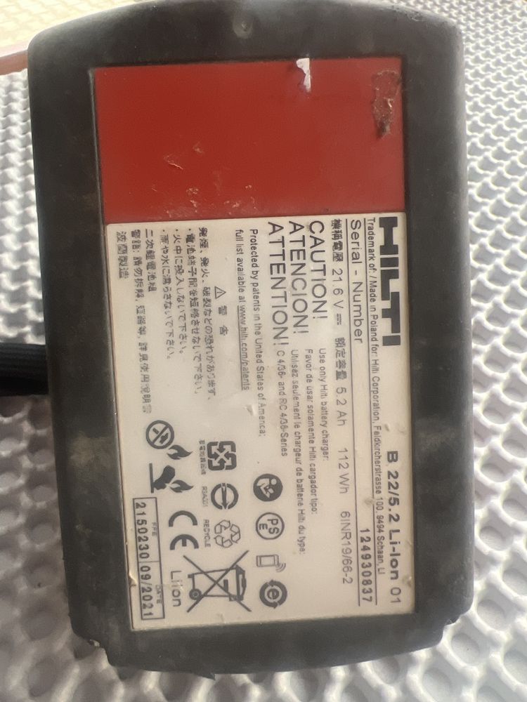 Hilti latarka SFL 22-A