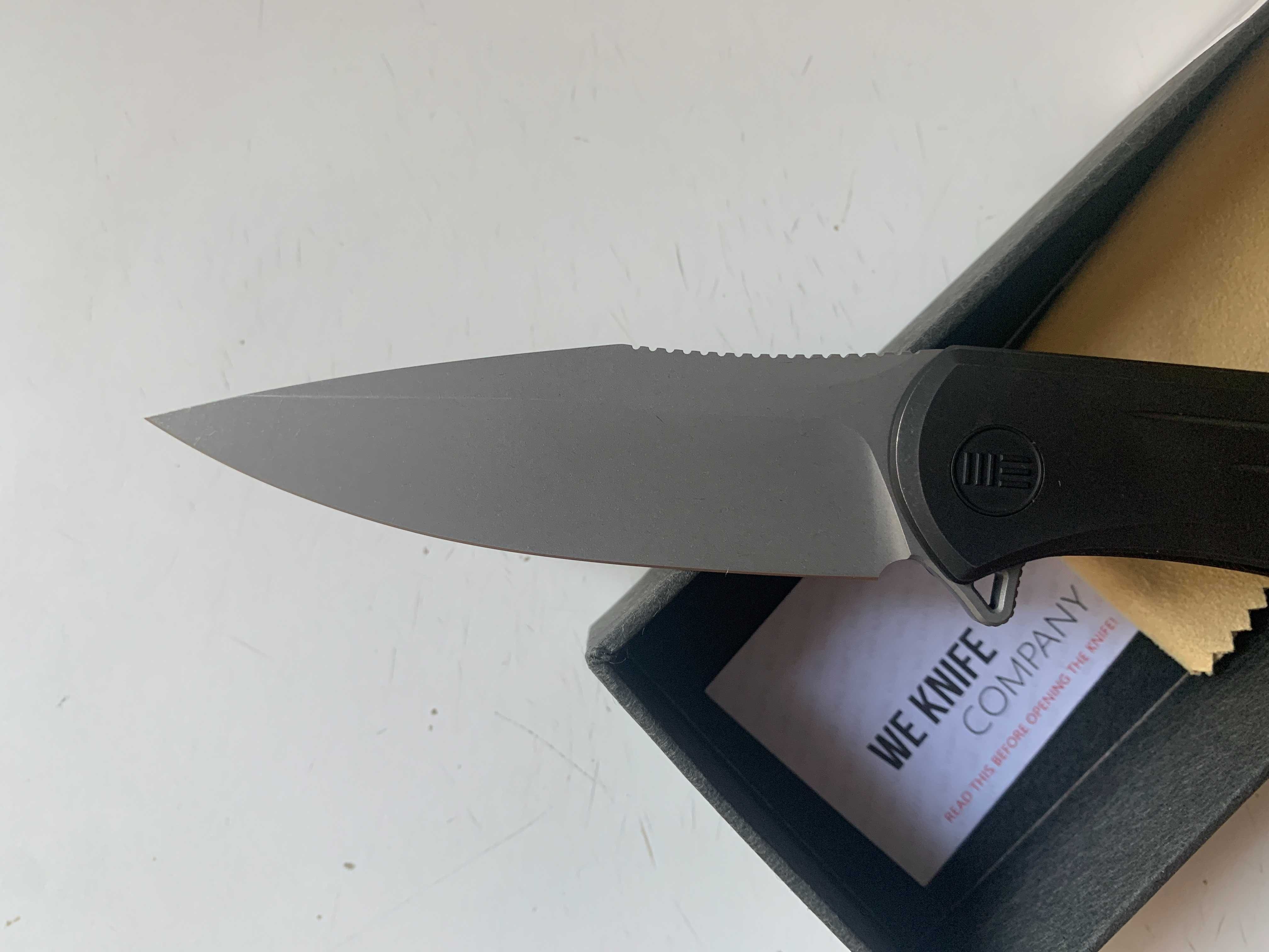 Складной новый нож We Knife Primoris CPM-20CV Титан