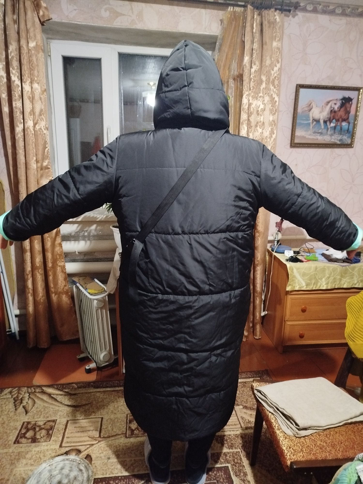 Зимний двусторонний пуховик