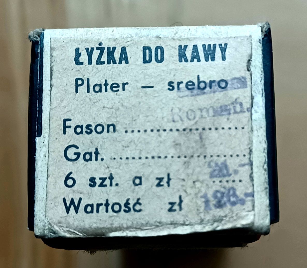 PRL - Łyżeczki do herbaty platerowane srebrem - Hefra