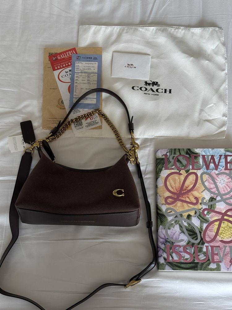 Сумка Coach коричнева