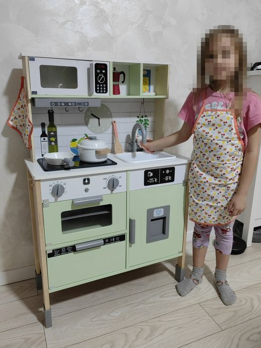 Дитяча дерев'яна кухня Lupilu з набором аксесуарів