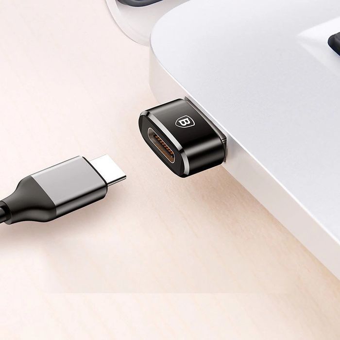 Baseus adapter przejściówka ze złącza USB Type-C na USB czarny