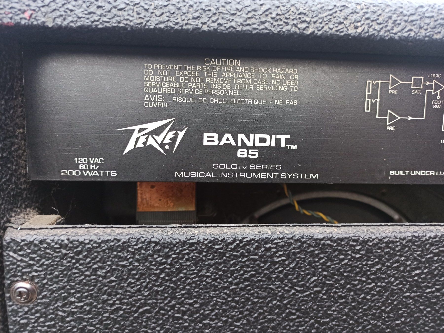 Продам Гитарный Винтажный комбик. Peavey Banbit 65 solo series.