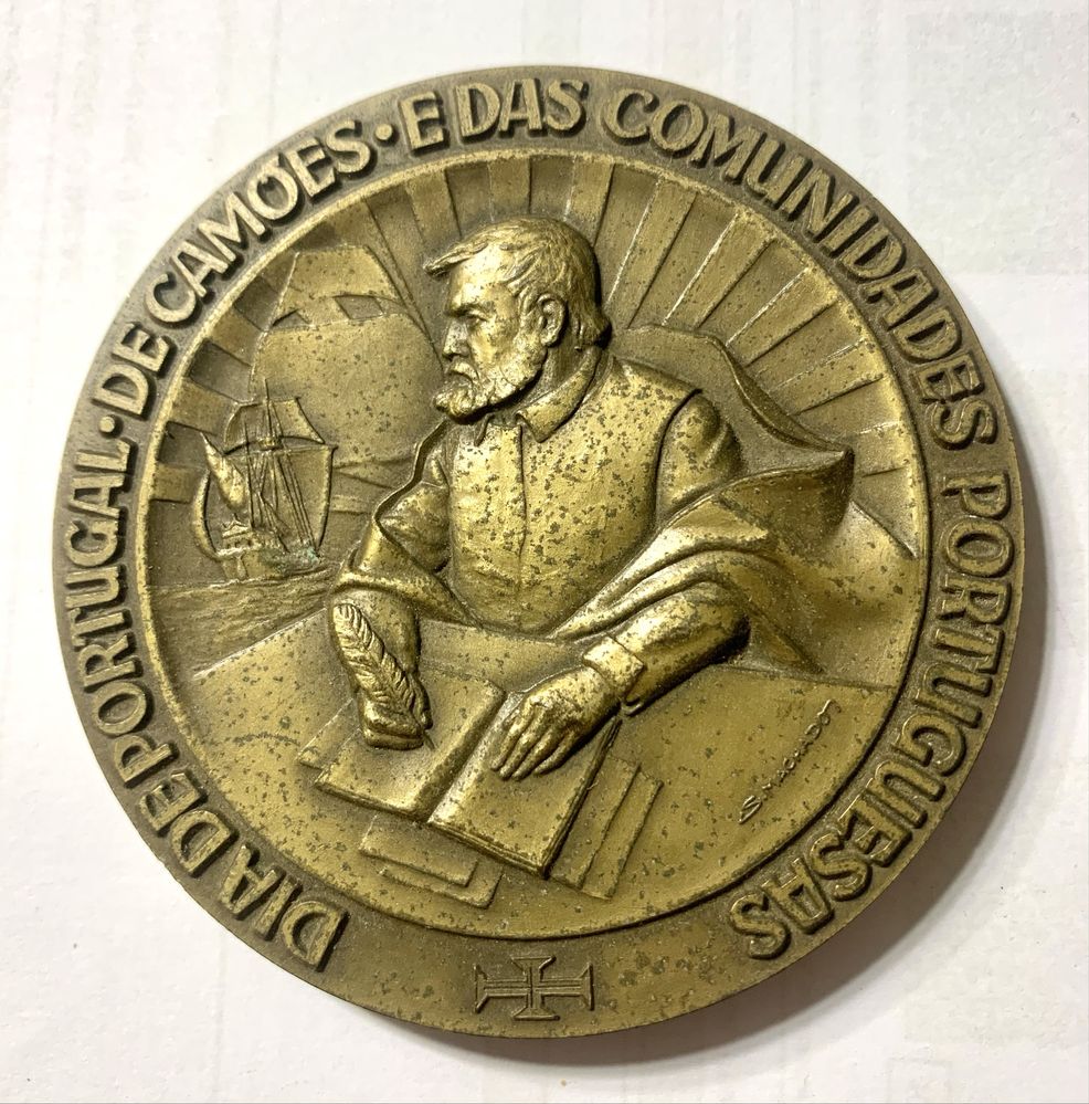 Medalha comemorativa em bronze