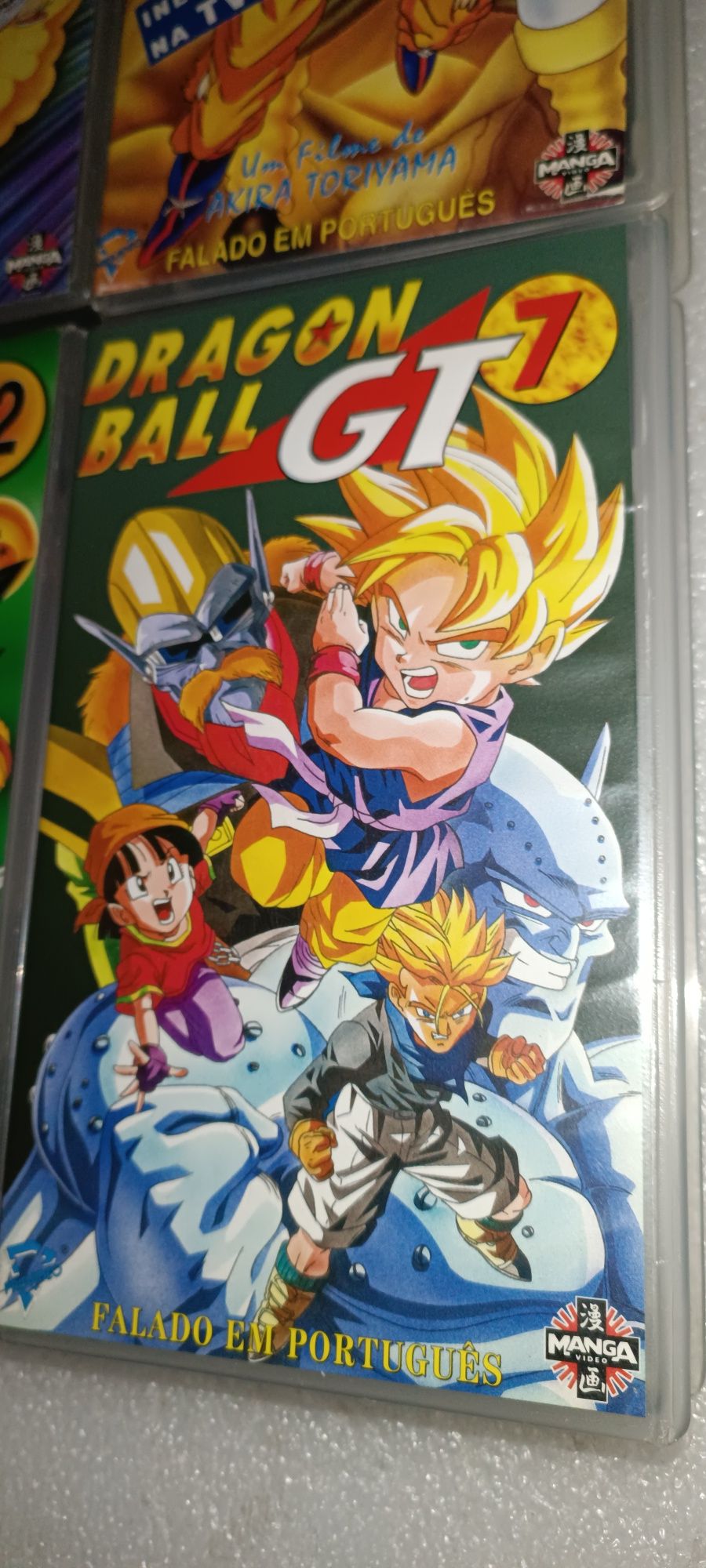 9 antigas  cassetes VHS DragonBall Z