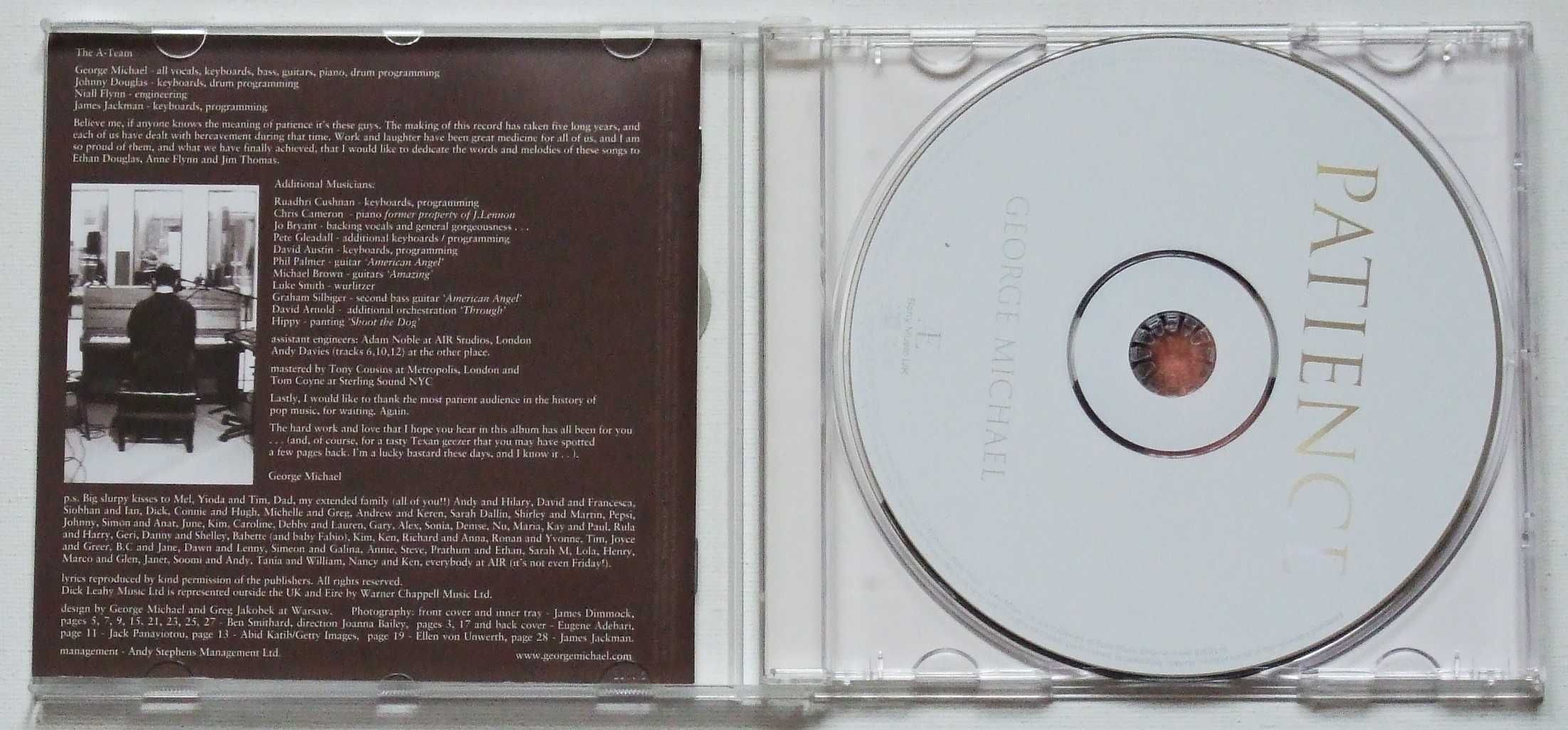 George Michael – Patience, CD