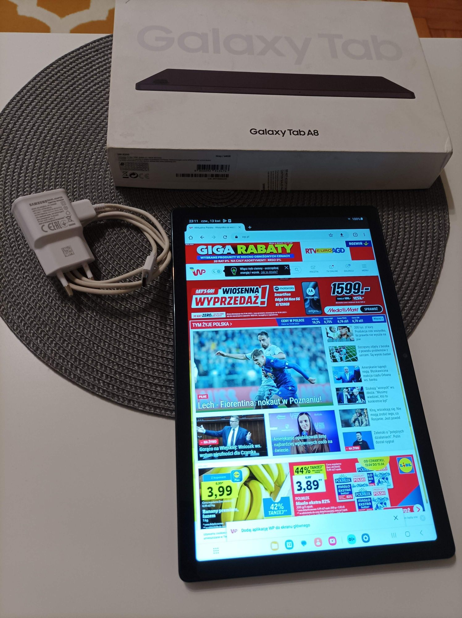 Tablet Samsung Tab A8 10,5" 4/64 GB
