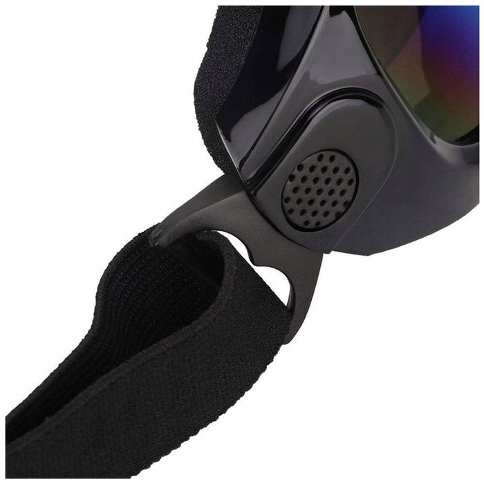 Okulary Gogle Przeciwsłoneczne Dla Psa Narciarskie Anty Uv Na Gumce +