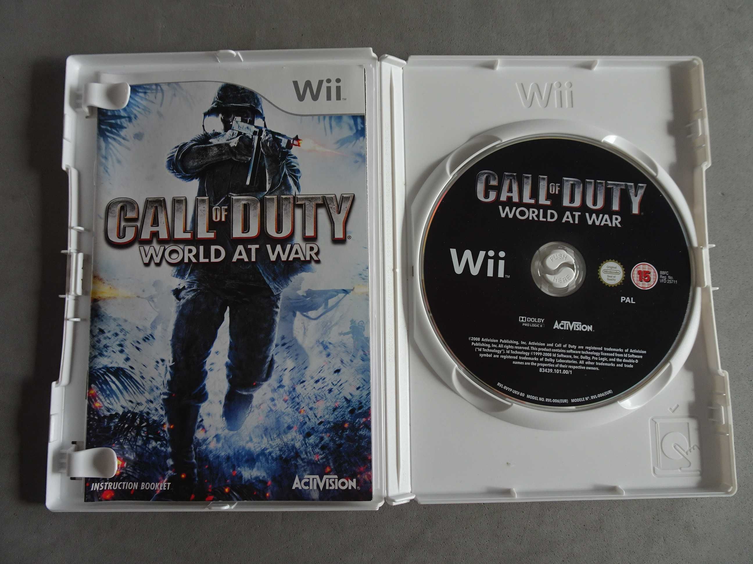 Jogo para consola WII - Call of Dutty - World at war