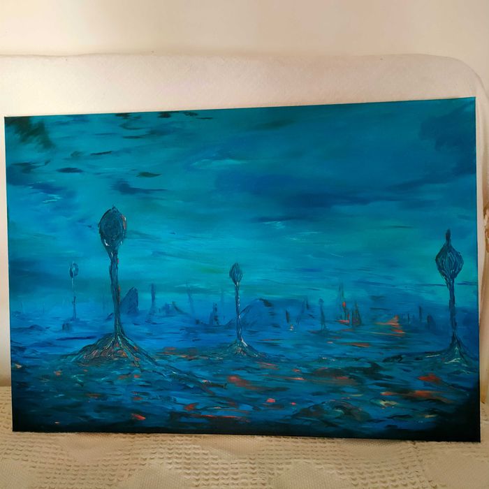 Quadro original acrílico sobre tela