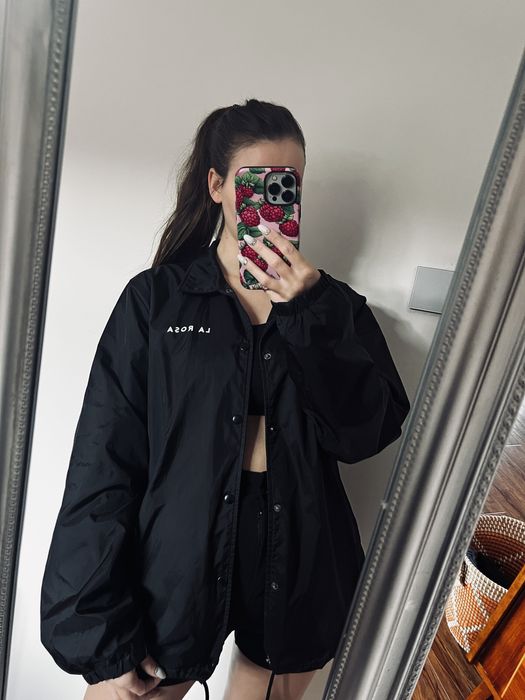 Kurtka lekka z różą róża La Rosa logo Ride or die