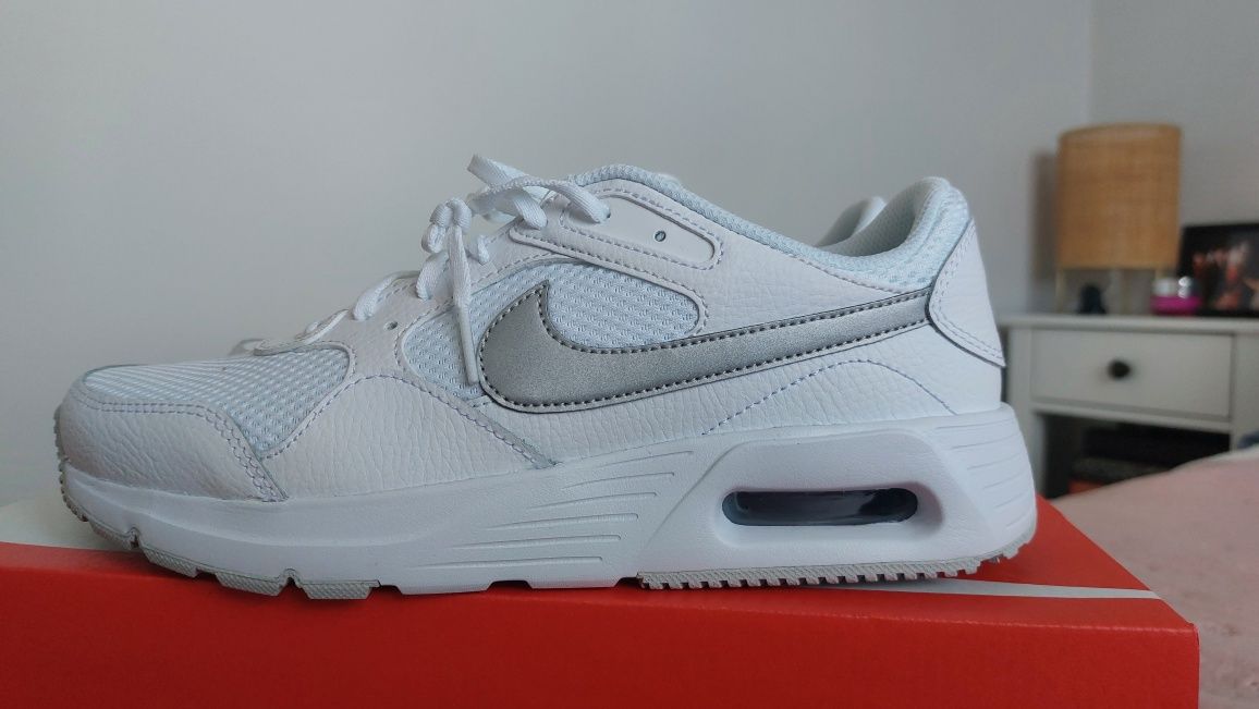 Nike Womans Air Max (silver white) 40