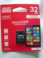 karta 32GB mSDHC GOOD RAM microsd+ adapter SDHC