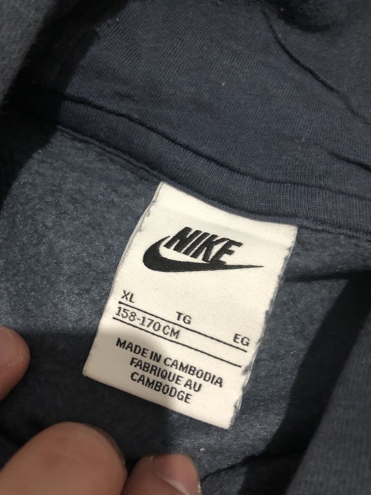 NIKE 158-170см (XL) Hoodie Fleece худи на флисе подростковое мальчика