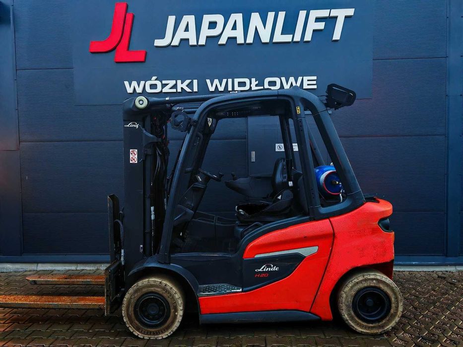 Wózek widłowy LINDE H20T-01, 2000 kg, LPG, Triplex, Widły teleskopowe