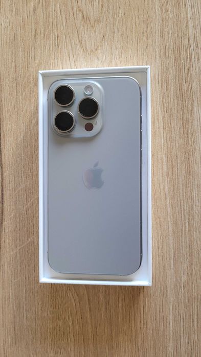 iPhone 15 Pro 128GB | Titan Naturalny | Stan Idealny | Bateria 89%