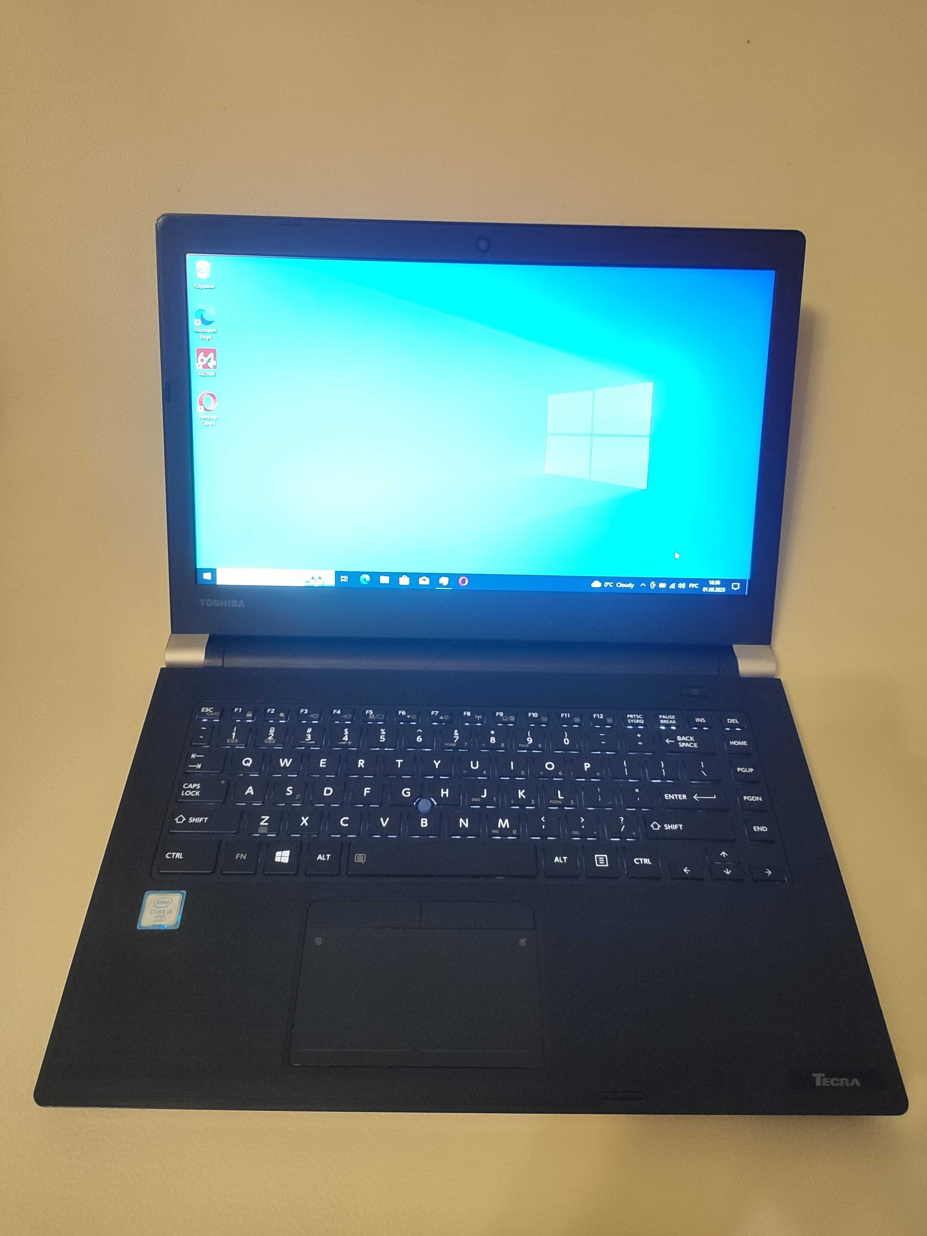 Ноутбук Toshiba Tecra A40-C 14" Core i5-6300U/8Gb/SSD 256Gb/Web