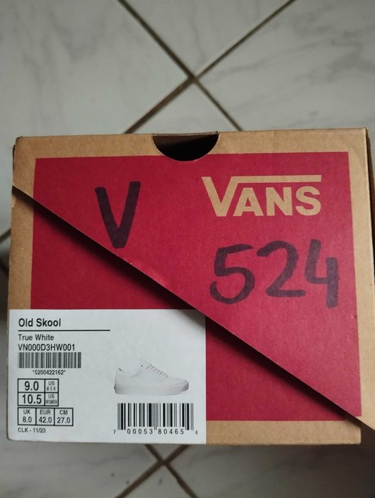 Vans Old Skool True White
