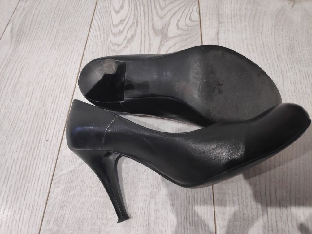 Buty szpilki czarne Ryłko 37,5