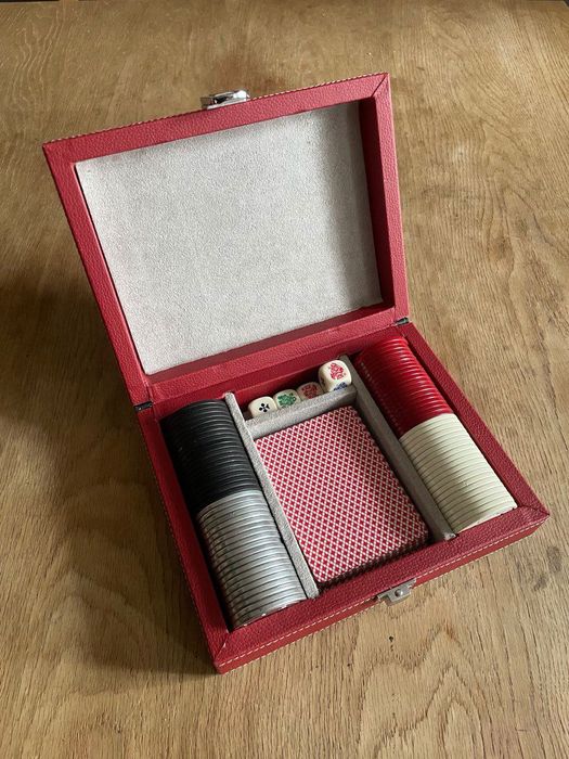 Набір для покеру Duke у шкіряному кейсі