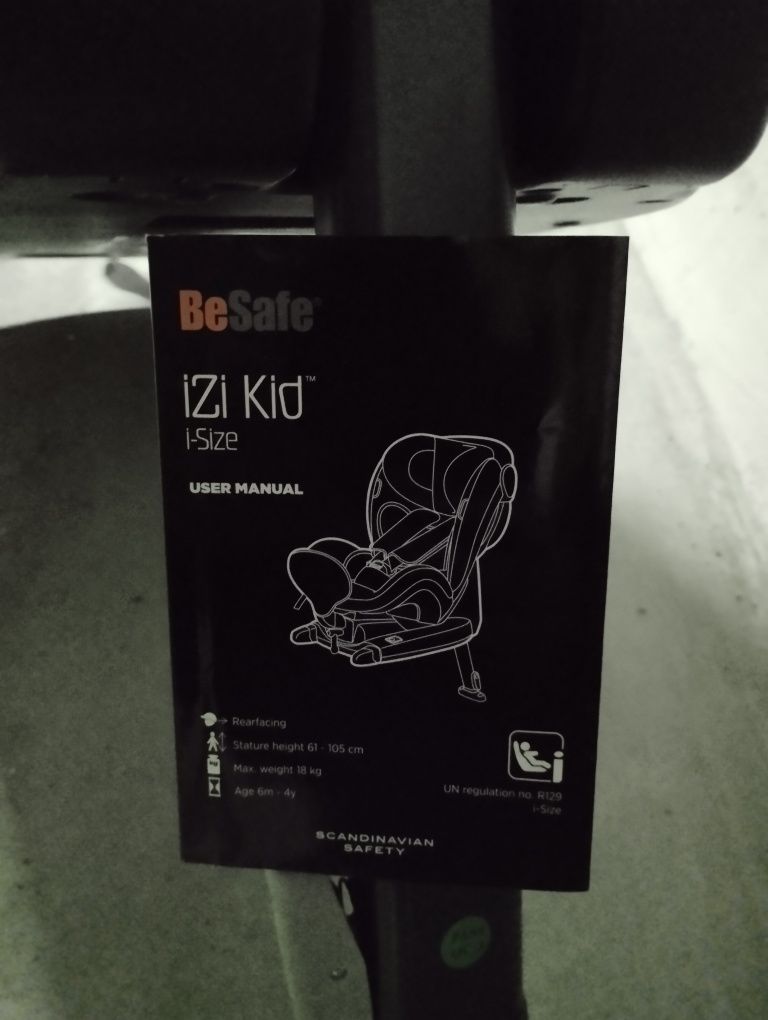 Fotelik BeSafe IZI i-size 0-18kg