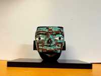Maska z kamieni półszlachetnych, przywieziona z Meksyku