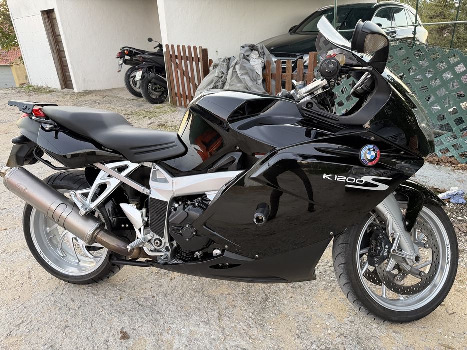 BMW K 1200 S-Como nova-Nov.2008-revisao geral-Pneus novos