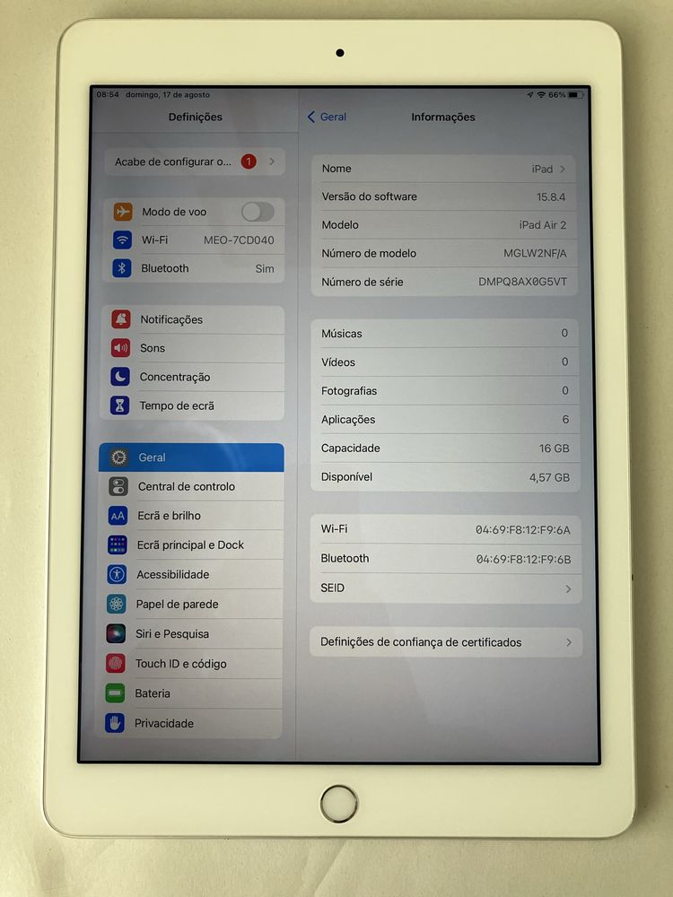 iPad Air 2 - wifi 16GB