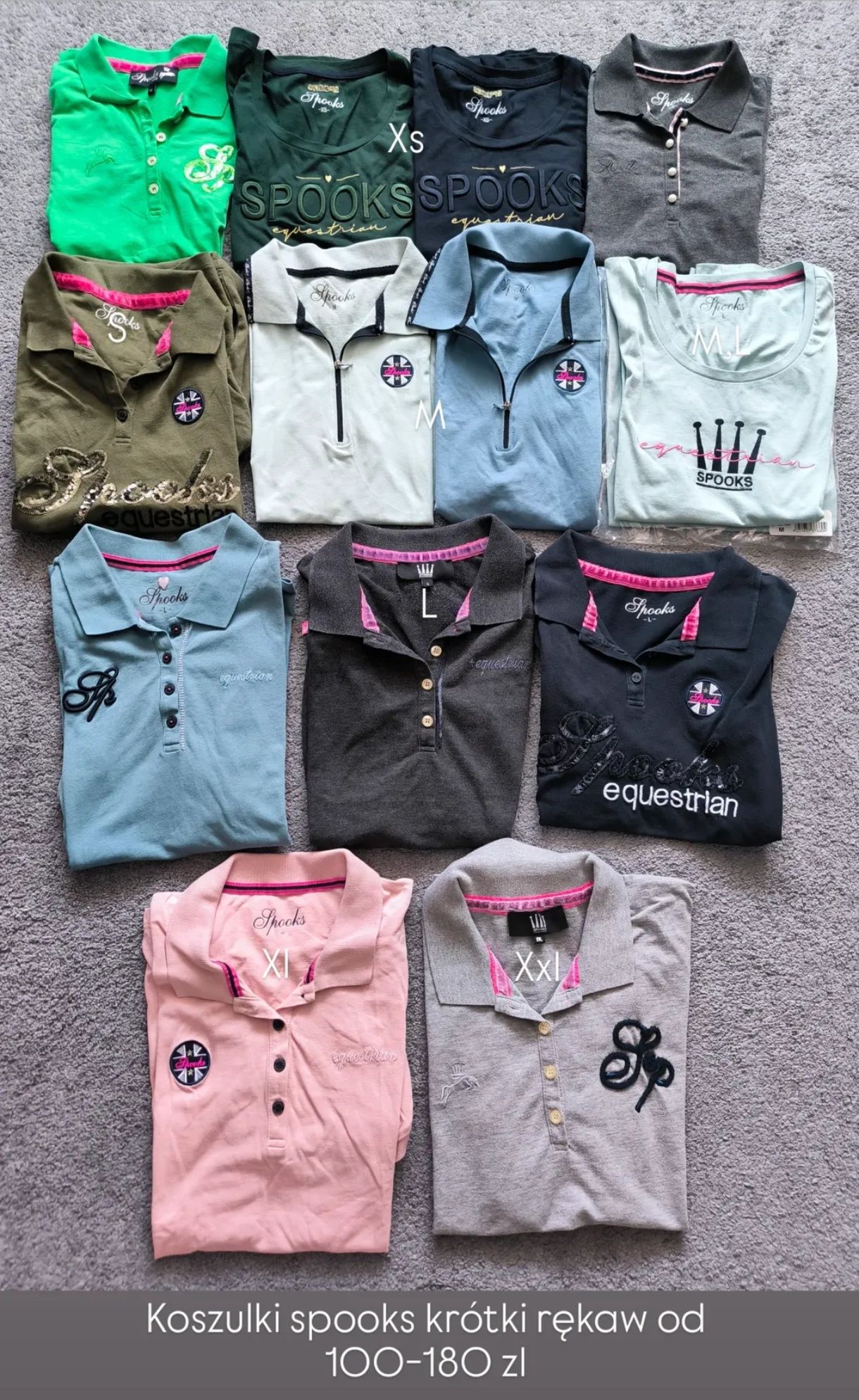 Koszulka jezdziecka Spooks XS-XXL