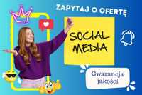 SOCIAL MEDIA - strategia, prowadzenie + EFEKTY (nawet od I miesiąca)