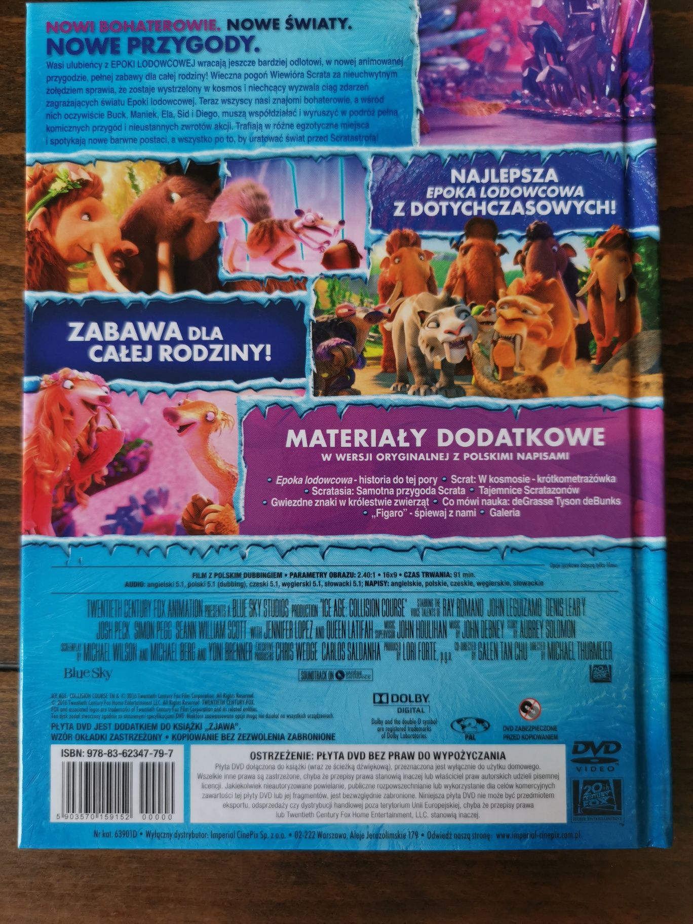 Epoka lodowcowa 5, Mocne uderzenie film dvd