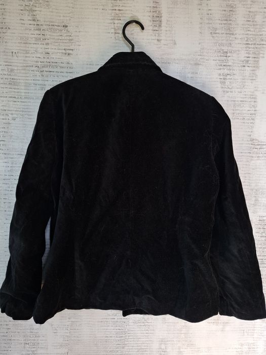 Czarny aksamitny żakiet Jackpot by Carli Gry