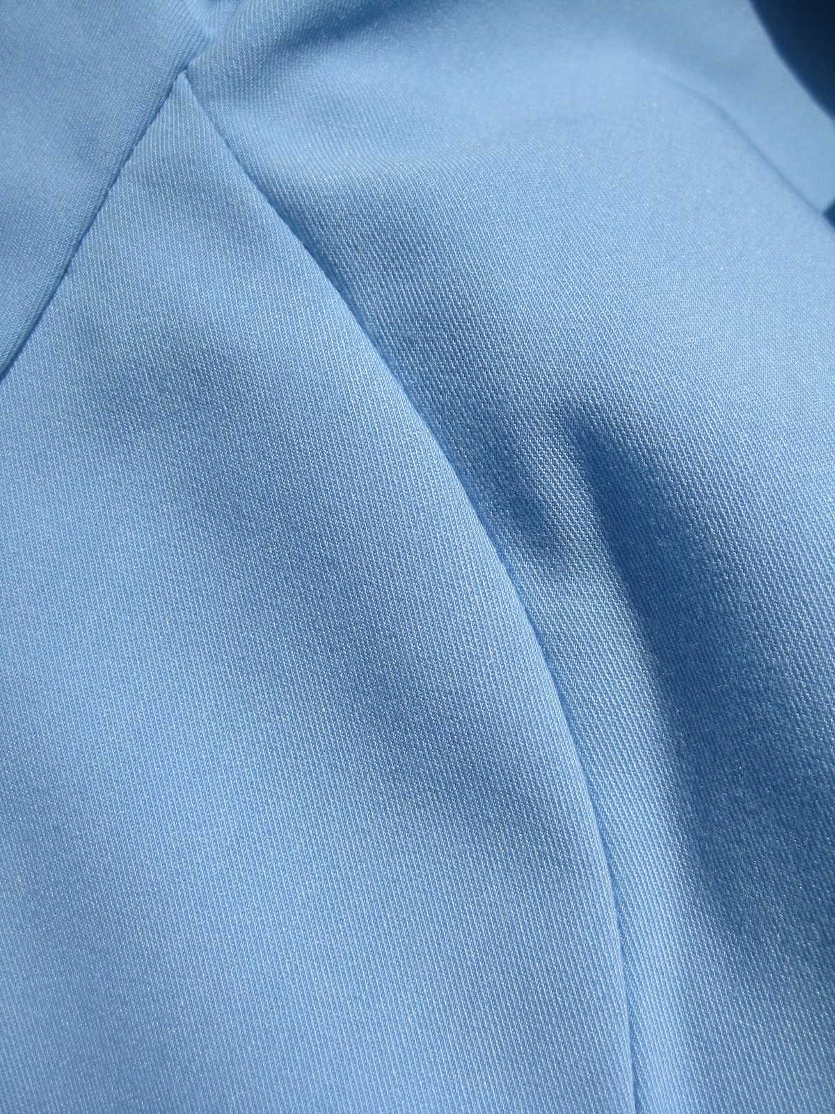 Голубое платье пиджак с карманами Amisu XS